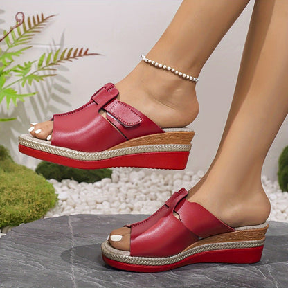 Comfortable Sandals for Women Open-Toe Wedge Platform