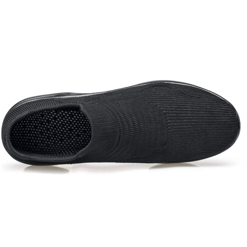 Comfortable Slip-On Sneakers for Women Knit Platform Air-Cushion
