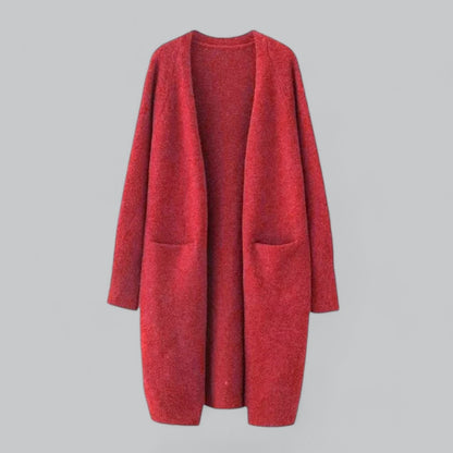 Effortless Cardigan for Women Oversized Long Open-Front