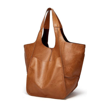Effortless Tote Bag for Women Oversized Vegan-Leather