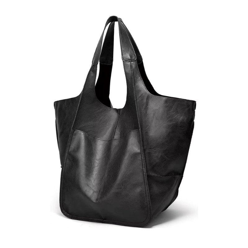 Effortless Tote Bag for Women Oversized Vegan-Leather