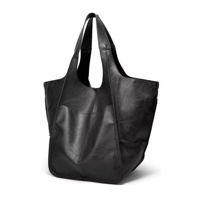 Effortless Tote Bag for Women Oversized Vegan-Leather