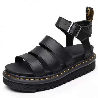 Comfortable Sandals for Women Platform Strappy Chunky-Sole