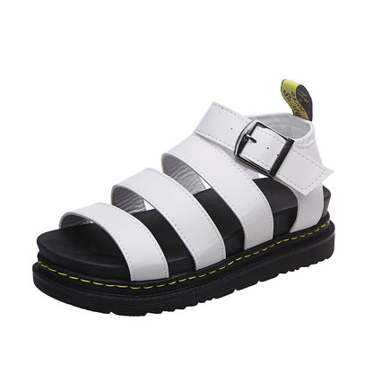 Comfortable Sandals for Women Platform Strappy Chunky-Sole