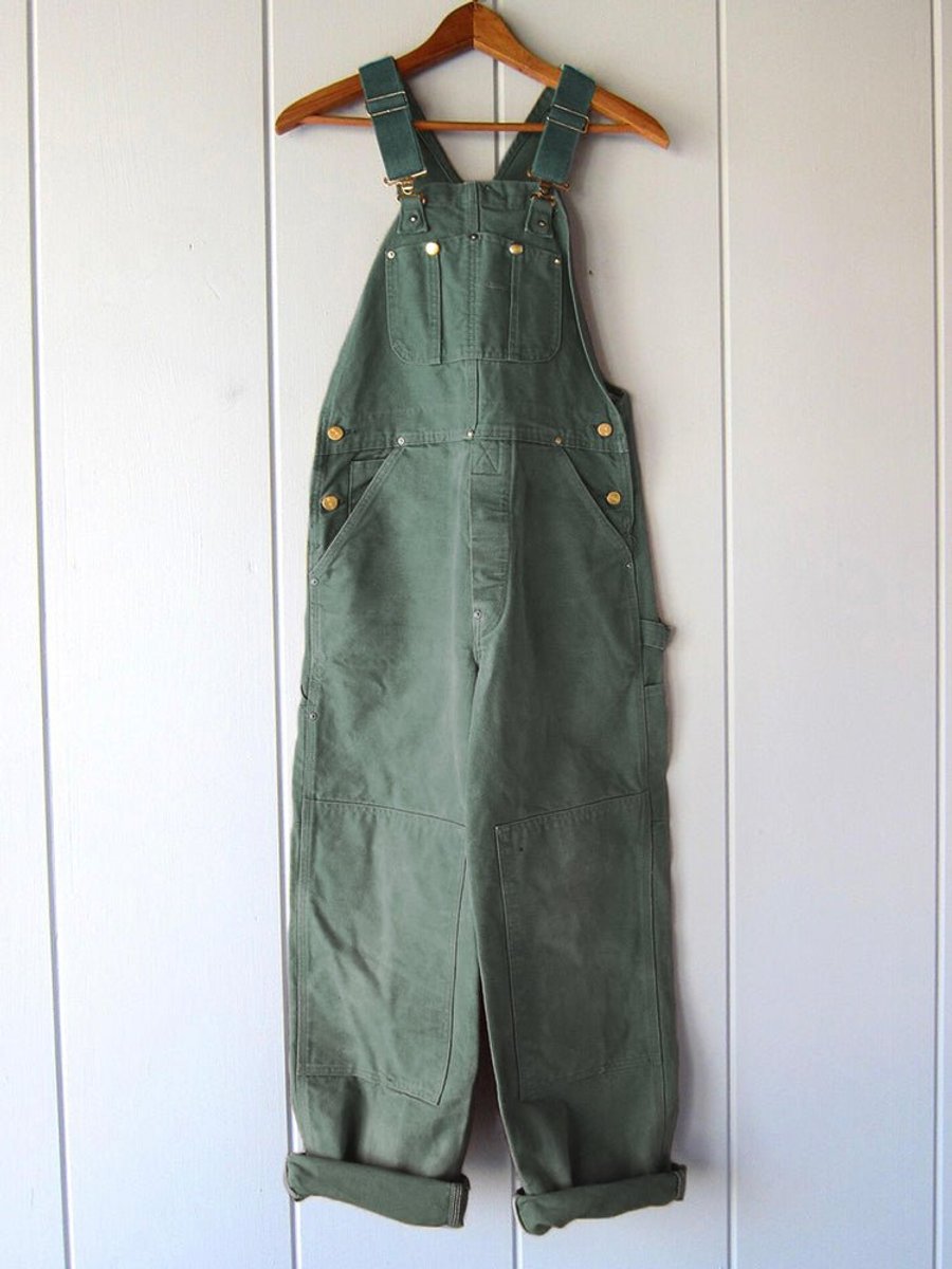 Comfortable Overalls for Women Adjustable-Strap Relaxed-Fit