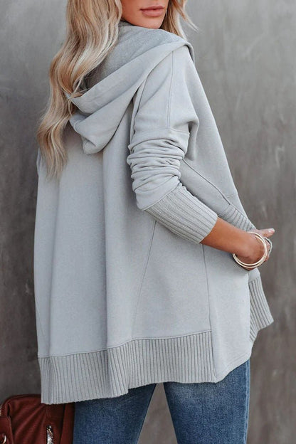 Comfortable Tunic for Women Hooded Drawstring Pullover