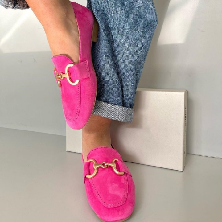 Stylish Suede Horsebit Loafers for Women Slip-On Flat
