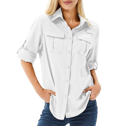 Effortless Shirt for Women UPF Roll-Up Long-Sleeve